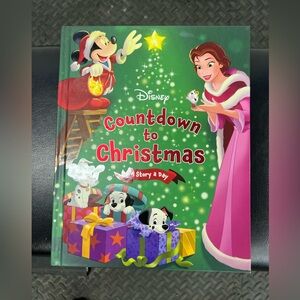 Disney Festive Green Storybook with Characters